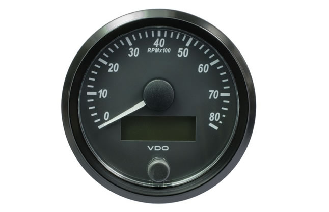 VDO SingleviuTachometer 8000 RPM Gauges